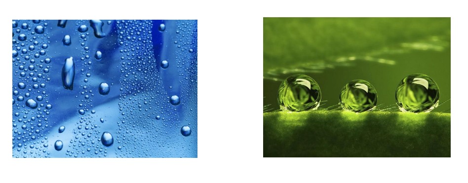 親水和疏水，潤濕性